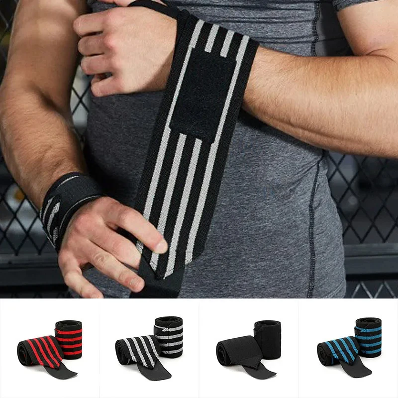 Wrist Wraps Weightlifting Support - 1개 탄력 운동 손목 압박 스트랩