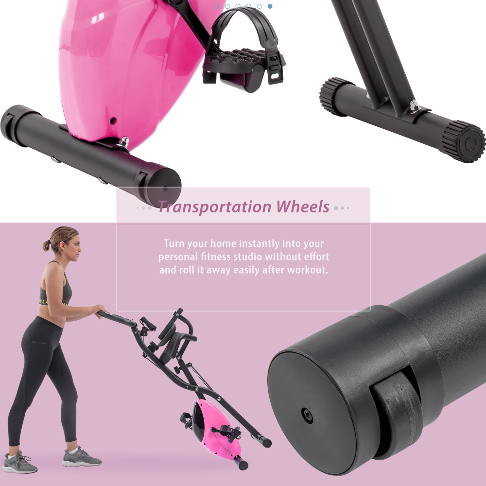 16단계 자기 저항 운동 자전거, 등받이가 있는 수직형 - Exercise Bike Magnetic Resistance 리뷰 및 가격