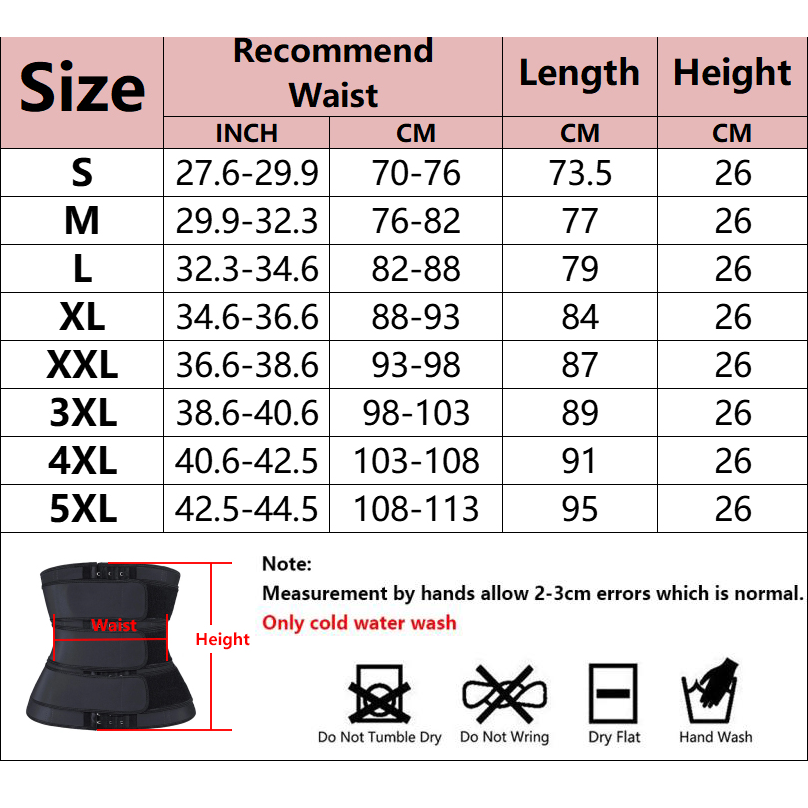 여성 허리 지원 피트니스 허리 뒤로 지원 벨트 사우나  - Sweat Waist Trainer Belt Neoprene 리뷰 및 가격