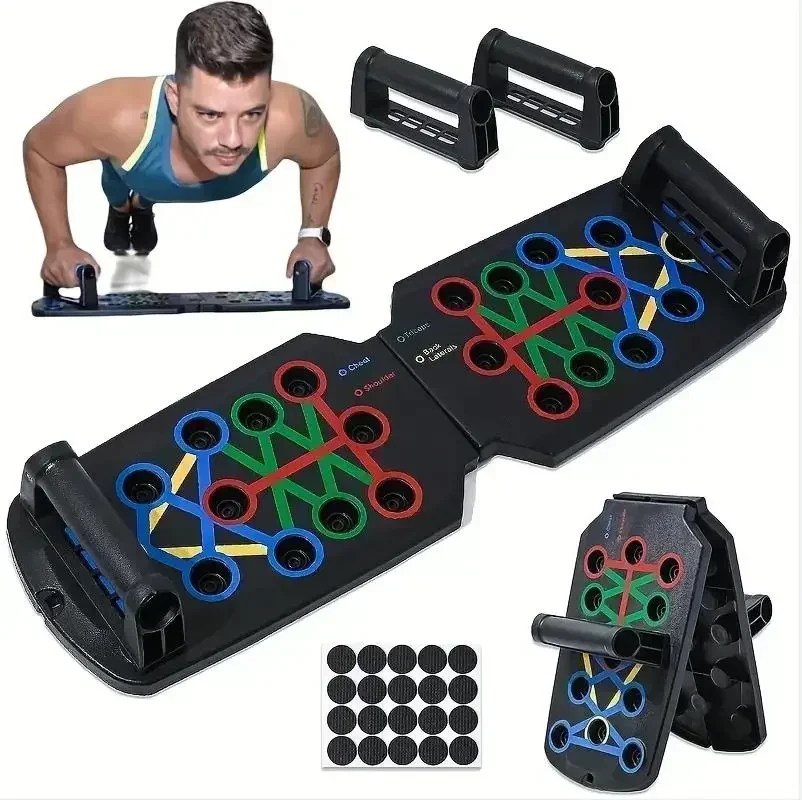 새로운 휴대용 다기능 푸쉬업 보드 세트. 손잡이가 있어 - Push Up Board Foldable Multi Function 리뷰 및 가격